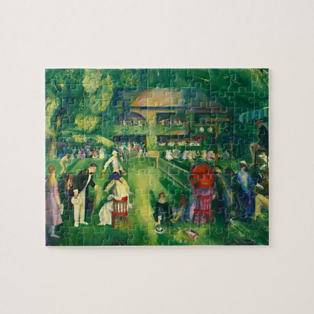 Tennis in Newport durch George Bellows (Horizontal)
