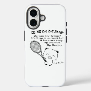 Tennis iPhone 16 Hülle