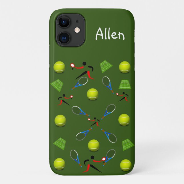 Tennis iPhone Hülle (Rückseite)