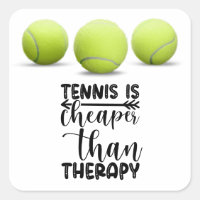 Tennis ist billiger als Therapie