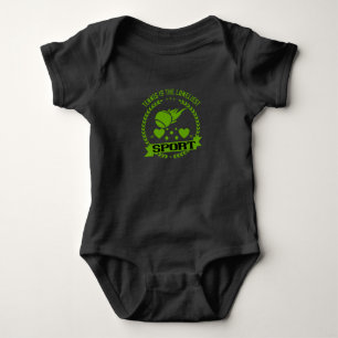 Tennis ist der einsamste Sport Baby Strampler