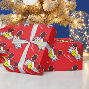 Tennis ist direkt SMASHING Geschenkpapier
