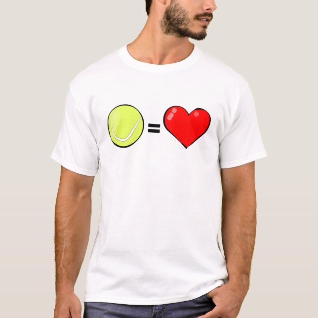 Tennis ist Liebe T-Shirt (Vorderseite)