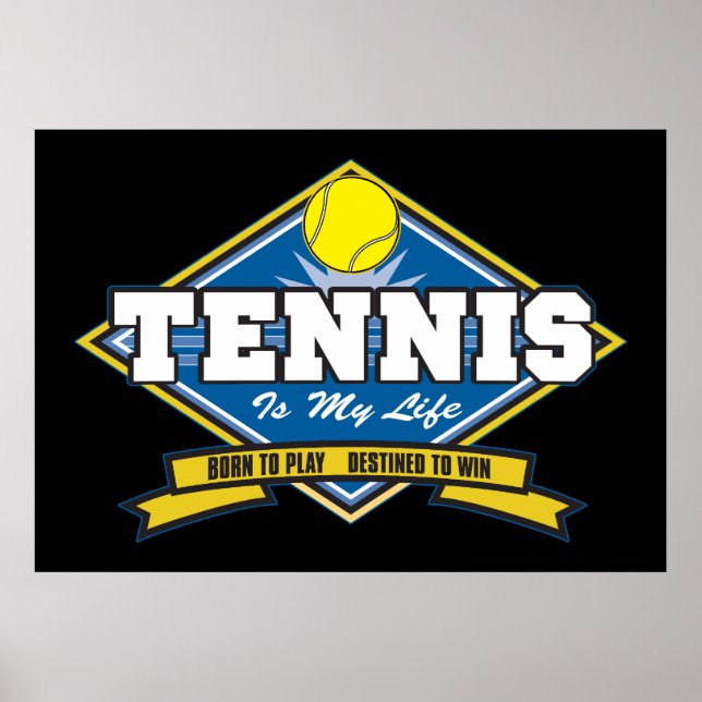 Tennis ist mein Leben Poster (Vorne)