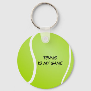 Tennis ist mein Spiel Schlüsselanhänger