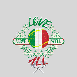 TENNIS ITALIEN HERKUNFT LIEBE 30, LIEBE 40 T - Shi T-Shirt