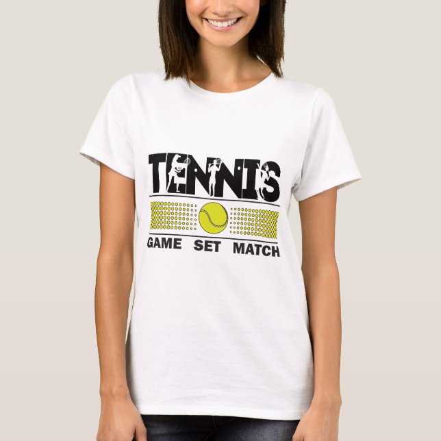 Tennis - Jeu Match T-Shirt (Devant)