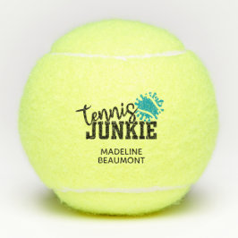Tennis Junkie Funny Tennisbälle