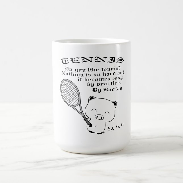 Tennis Kaffeetasse (Mittel)