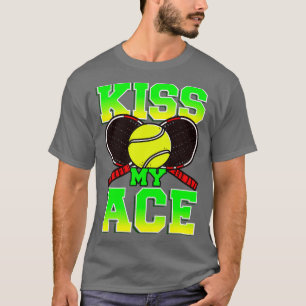 Tennis Kiss My Ace Trainer Team Turnier T-Shirt
