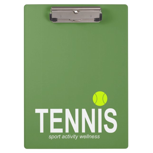 Tennis Klemmbrett (Vorderseite)
