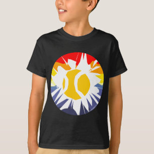 Tennis Krawatte Break Ball T-Shirt für Kinder