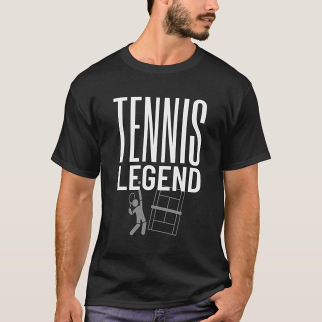 Tennis Legend Funny Men - Tennis T-Shirt (Vorderseite)