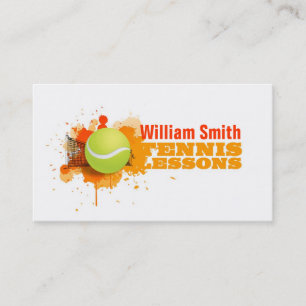 Tennis Lessons Visitenkarte