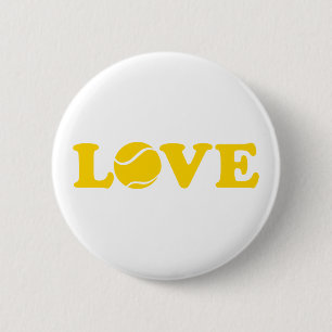 Tennis-Liebe Button