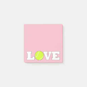 Tennis LIEBE niedliche Büro-Post-Itanmerkungen Post-it Klebezettel