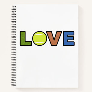 Tennis Liebe Notizbuch