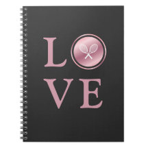 Tennis Liebe Rosa Rose Typografie Niedliche Racket
