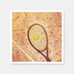 Tennis-Liebe Serviette