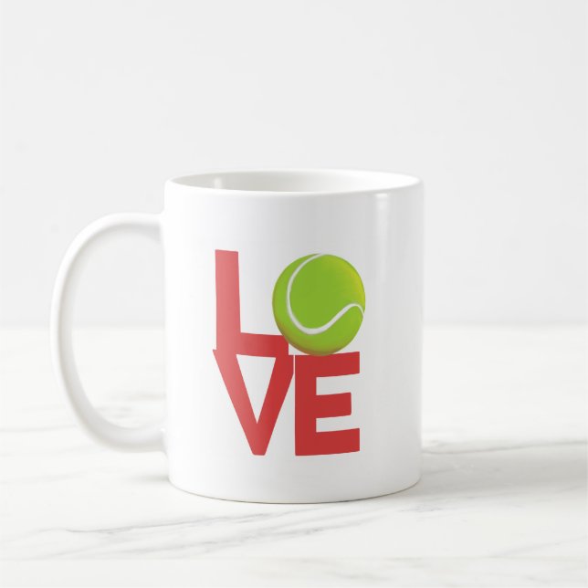 Tennis Liebe Tasse (Links)