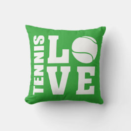 Tennis-Liebe, Tennisspieler, Rasen, Grün Kissen