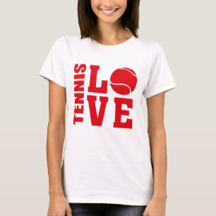 Tennis Liebhaber, Tennis LIEBE, Tennis T-Shirt