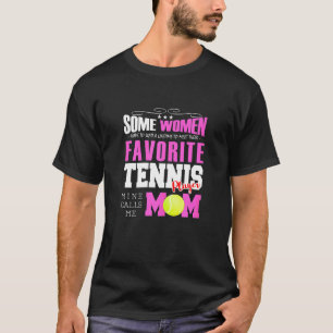 Tennis-Lieblings-Tennisspieler nennt mich Mama T-Shirt
