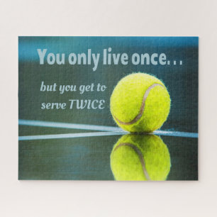 Tennis live einmal zweimal, Tennis Ball, Court