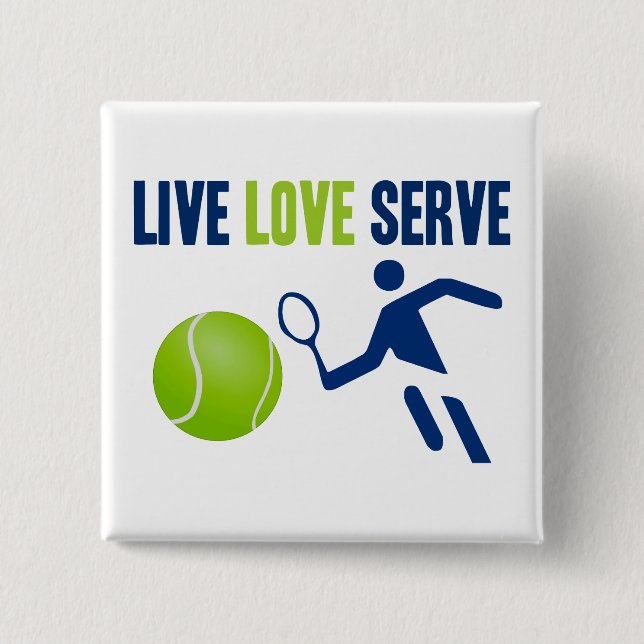 Tennis: Live. Liebe. Aufschlag Button (Vorderseite)