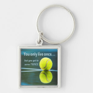 Tennis live zweimal, Tennis Ball, Court Schlüsselanhänger