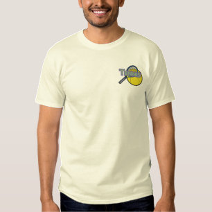 Tennis-Logo Besticktes T-Shirt