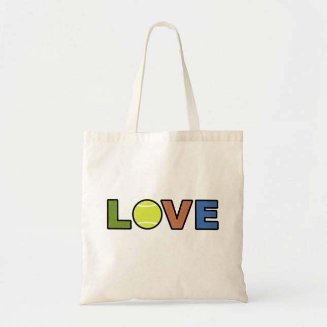 Tennis Love Tragetasche (Vorne)
