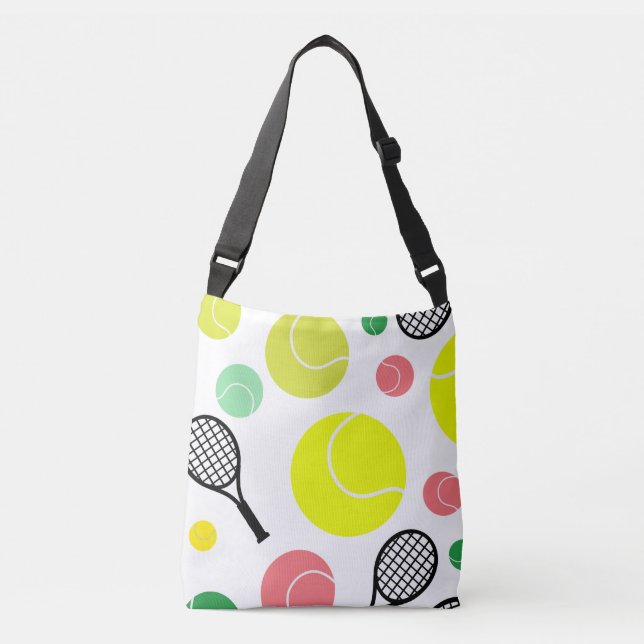 Tennis Lover Tragetaschen Mit Langen Trägern (Vorderseite)