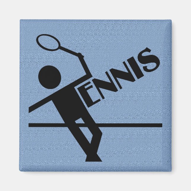 Tennis-Magnet, anpassen Magnet (Vorne)