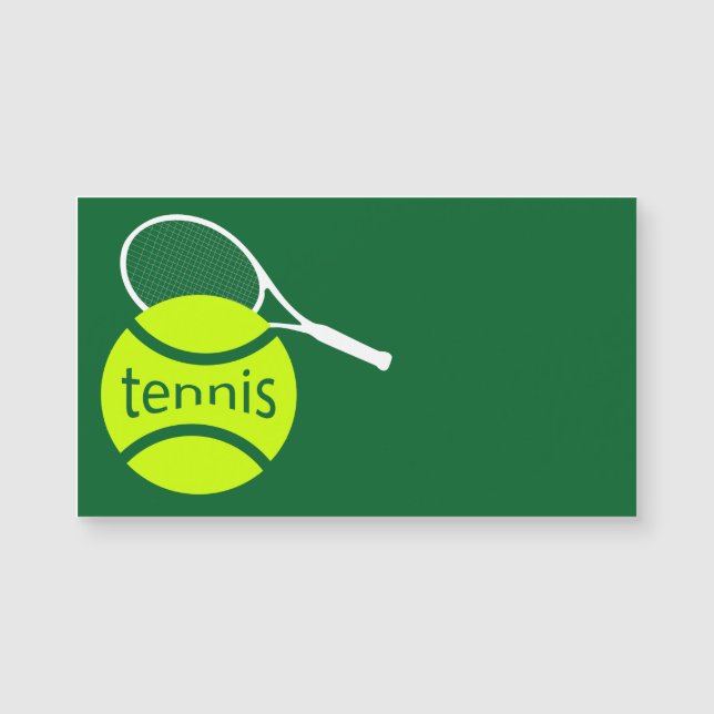 Tennis Magnetkarte (Vorderseite)
