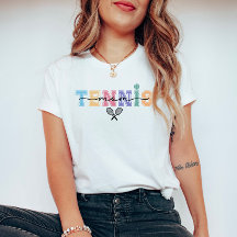 Tennis-Mama farbenfroh und Niedlich