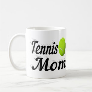 Tennis Mama Halbtext Kaffee Tasse