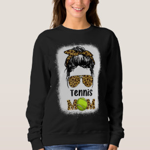 Tennis Mama Mama Leopard Cheetah Print Sweatshirt