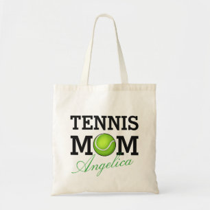 Tennis-Mama-personalisierter Name Tragetasche