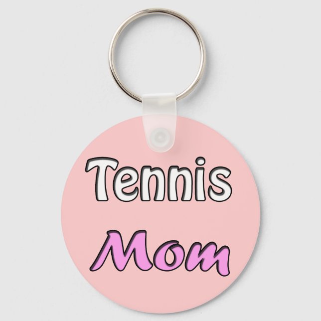 Tennis-Mama Schlüsselanhänger (Vorderseite)