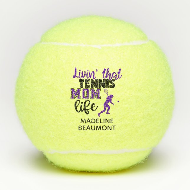 Tennis-Mama Tennisbälle (Vorderseite)
