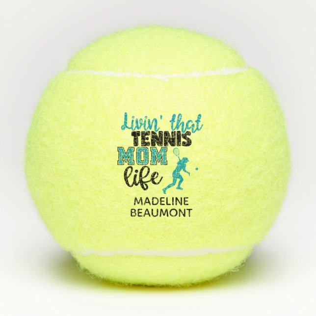 Tennis-Mama Tennisbälle (Vorderseite)