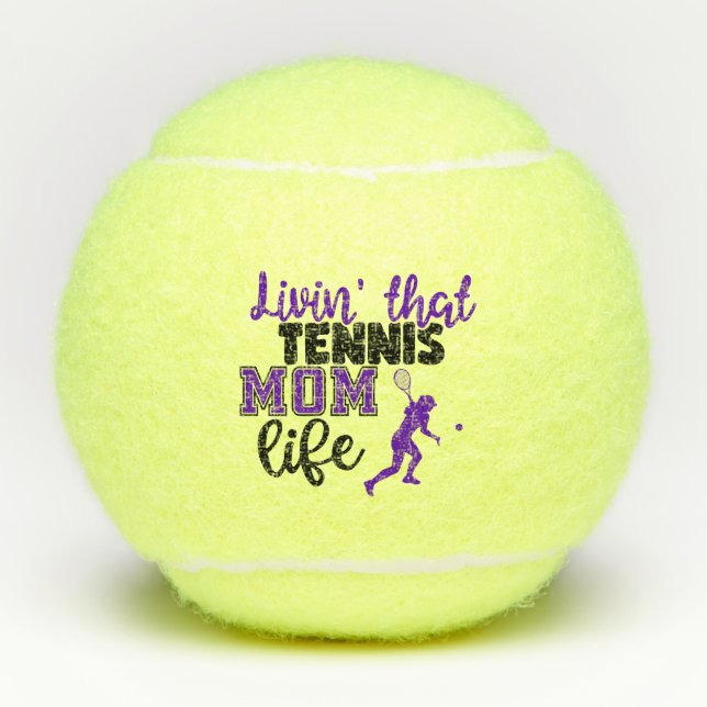 Tennis-Mama Tennisbälle (Vorderseite)
