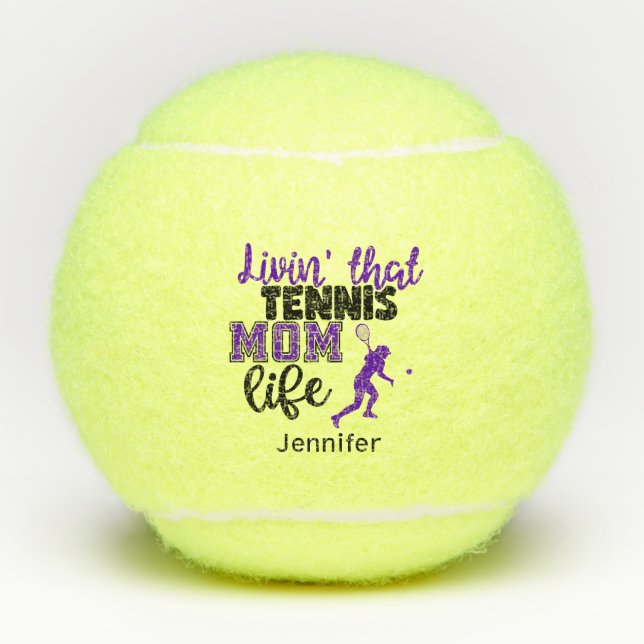 Tennis-Mama Tennisbälle (Vorderseite)