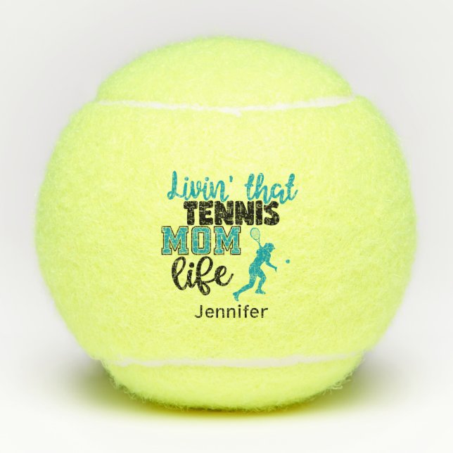 Tennis-Mama Tennisbälle (Vorderseite)
