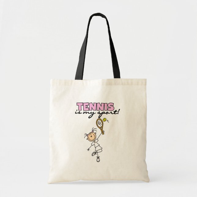 Tennis meine Sport-T-Shirts und Geschenke Tragetasche (Vorne)