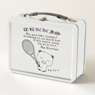 Tennis Metall Brotdose