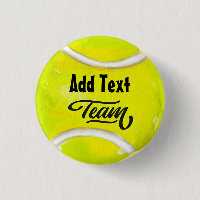 Tennis mit dem Namen Ihres Teams auf Ball