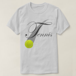 Tennis mit Tennisball T-Shirt