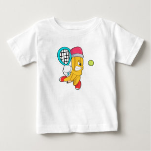 Tennis mit Tennisschläger Baby T-shirt